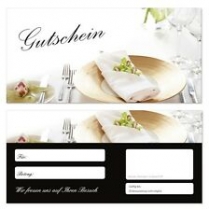 Gutscheine Restaurant-Tischgedeck-685 (50 Stk)